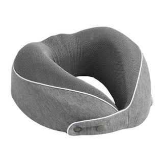 西格傢飾 可折疊收納U型太空記憶棉旅行頸枕 磁石布面料