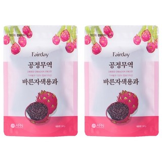 Fairday 公平貿易純紫火龍果, 60g, 2個