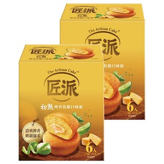 匠派 初熟檸香乳酪口味派/蛋糕 6個, 114g, 2盒