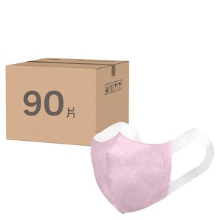 順易利 成人3D立體醫用口罩 13 x 12.5cm 12歲以上, 30片, 粉色, 3盒