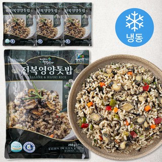 바다는다웰빙이다 전복 영양톳밥 (냉동), 250g, 4개