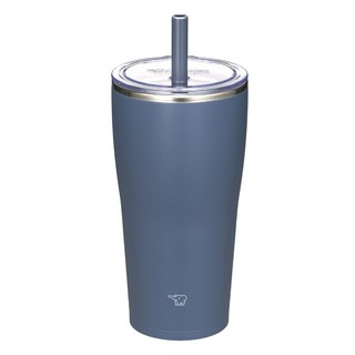 ZOJIRUSHI 象印 不銹鋼真空吸管杯 SX-HA72H-AM, 720ml, 1個, 午夜藍