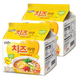 paldo 八道 起司拉麵 111g, 8包