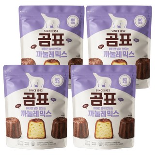 韓國 Dhflour 可麗露預拌粉, 4包, 500g