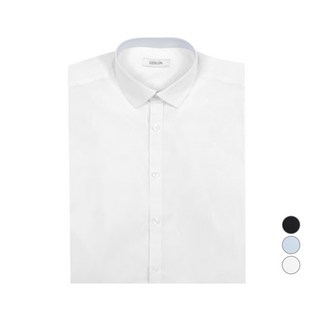 COSLON 男士修身彈力長袖襯衫
