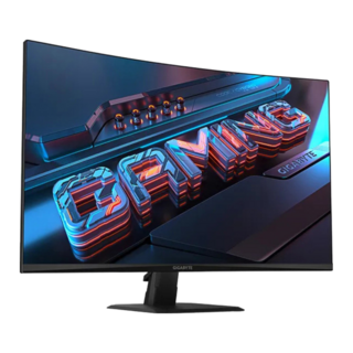 GIGABYTE 技嘉 曲面電競螢幕 VA 2K 165Hz 1500R HDR FreeSync TUV護眼, 31.5吋, GS32QC, 1台