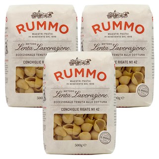 RUMMO 路莫 義大利貝殼麵, 500g, 3個