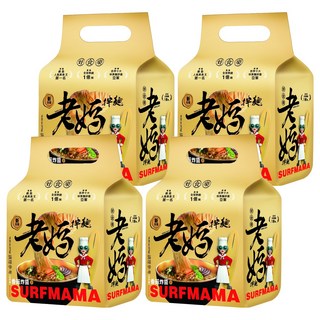 老媽拌麵 香菇炸醬 特選芝麻油 油蔥提味 台灣香菇, 16包