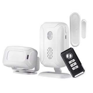 e-kit 逸奇 多功能紅外線分離式迎賓門鈴警報器4件組 ES-50B LED燈 100米感應距離, 1組