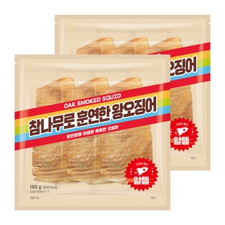 清潔食品橡木熏魷魚王 3p, 180g, 2個