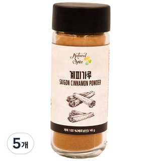 Natural Spice 肉桂粉, 5個, 45g