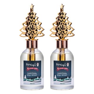 Fancy U 聖誕樹室內擴香瓶, 法式小蒼蘭, 200ml, 2件