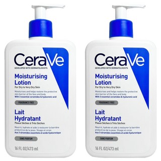 CeraVe 適樂膚 長效清爽保濕乳, 473ml, 2瓶