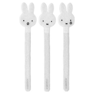 eye up MIFFY 捲線器, Cable tie 線材整理, 3件套, 白色, 1個