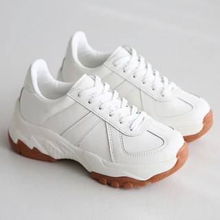 常客姐姐 女款 增高厚底 德軍風 老爹牛皮運動鞋 Rejonel 5cm