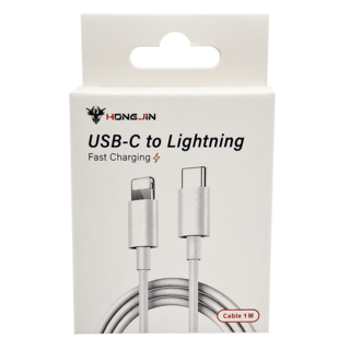 HONG JIN 宏晉 蘋果PD快充線, 1m, 4條