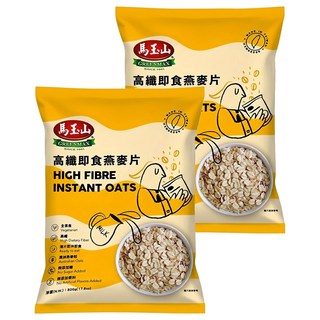 馬玉山 高纖即食燕麥片, 500g, 2包