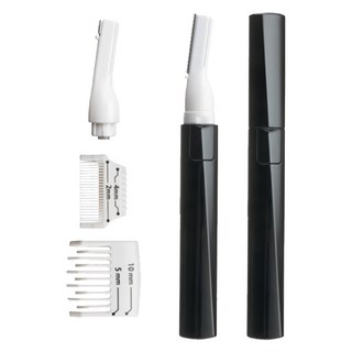 型男電動修容剃刀組, KQ-1801, 黑色 + 白色