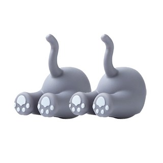 美得像專櫃 動物尾巴牙刷架, 貓貓, 2個