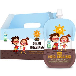 몸애쏙쏙 유기농 어린이 배도라지즙, 3L, 1개, 혼합맛(배/도라지)