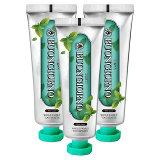DENTI BUONGIORNO 口氣護理牙膏 薄荷香, 100g, 3條