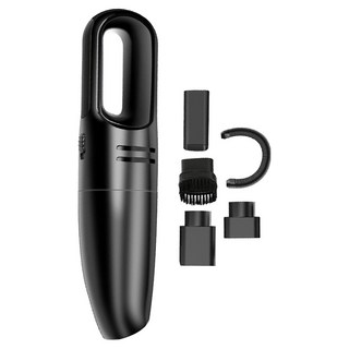 AHOYE 大吸力圓筒有線車用吸塵器/手持吸塵器/小吸塵器 120W, 單一商品, 黑色