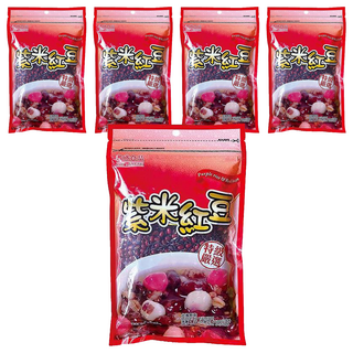 耆盛食品 紫米紅豆 台灣出品, 500g, 5包