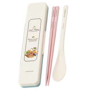 Skater CCS3SAAG 抗菌兒童餐具組, 湯匙 + 筷子, 彼得兔, 1組