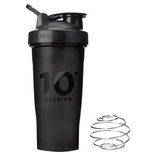 10도씨 블렌딩 쉐이커 보틀 + 블렌딩볼, 블랙, 600ml, 1개