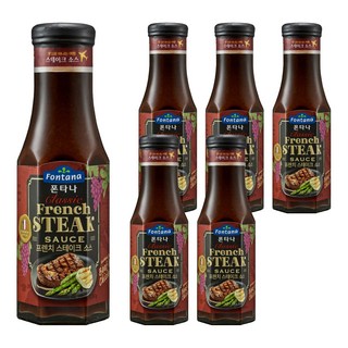 폰타나 프렌치 스테이크 소스, 265g, 6개