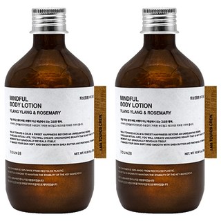 TOUN28 回想系列身體乳液 依蘭迷迭香味, 300g, 2個