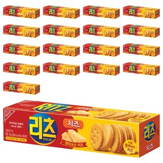 리츠 샌드위치 크래커 치즈, 96g, 18개