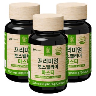JW중외제약 프리미엄 리얼메디 보스웰리아 마스터, 60정, 3개