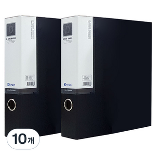 영오 합지 D링 바인더 A4 7cm, 흑색, 10개