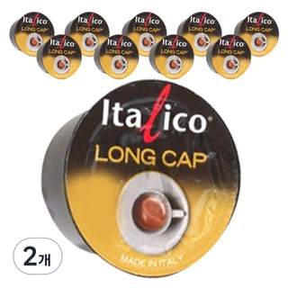 斜體長帽膠囊咖啡, 6g, 10入, 2個