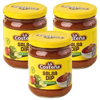 La Costena 莎莎醬 中辣, 453g, 3個