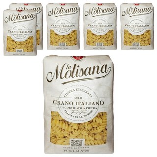 la Molisana 茉莉 義大利螺旋麵 - 杜蘭小麥製成 口感Q彈 輕鬆享受道地義大利風味, 6包, 500g