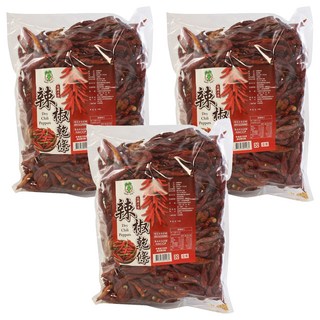 松井 辣椒乾條 雞心朝天椒, 600g, 3包