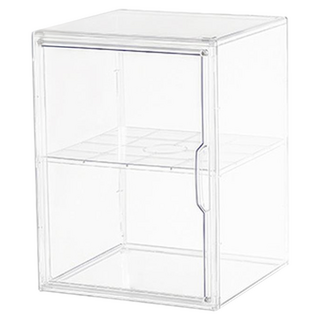 Winprice 多用途可堆疊展示收納盒 隔板款, 1個, 透明