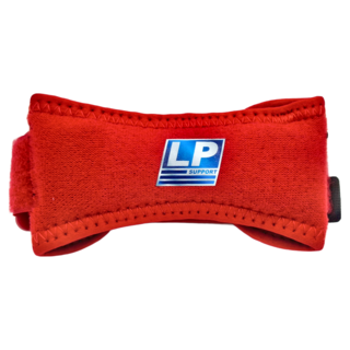 LP SUPPORT 特殊托型加壓式髕骨帶, 1個, 紅色