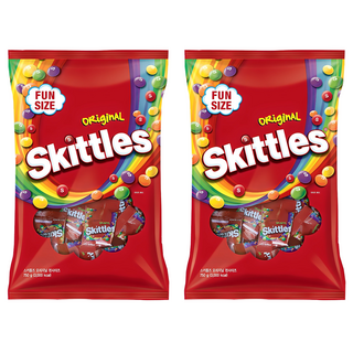 Skittles 彩虹糖 混合水果口味, 750g, 2袋