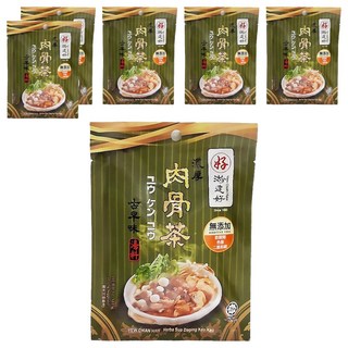 游建好 肉骨茶古早味湯滷包, 純天然中藥材調製, 無添加化學物料及防腐劑, 獨家精心調配, 四季皆宜, 110g, 6包