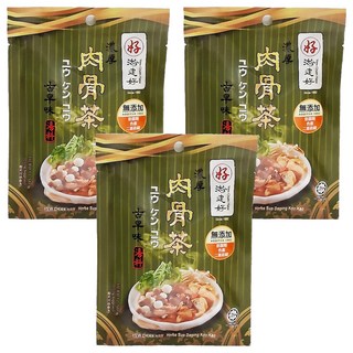 游建好 肉骨茶古早味湯滷包, 純天然中藥材調製, 無添加化學物料及防腐劑, 獨家精心調配, 四季皆宜, 110g, 3包