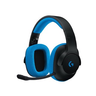 logitech G 羅技G G233 Prodigy 遊戲耳機麥克風 運動布料耳罩 配備防風罩麥克風, A-00075, 黑色 + 黃色