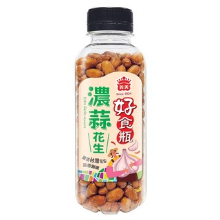 義美 好食瓶 蔥蒜脆花生 濃蒜跟蔥蒜口味隨機, 230g, 1瓶