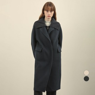 Olivia Lauren 女款針織襯裡手工羊毛長大衣 VOCEA4WA411