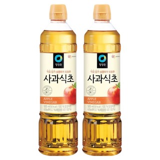 청정원 사과식초, 500ml, 2개