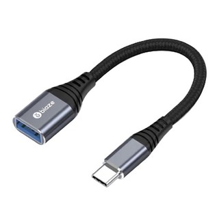 畢亞茲 biaze Type-C to USB 3.0 轉接線，深空灰，10CM, A57, 1條