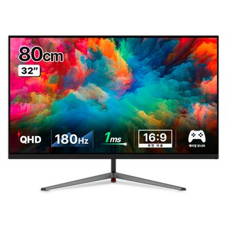 HANSUNG SUPERSTORE QHD 平面 180 遊戲顯示器, TFG32Q14F(一般), 80cm