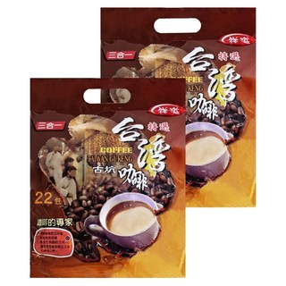 祥溢 古坑 三合一咖啡, 15g, 22包, 2袋